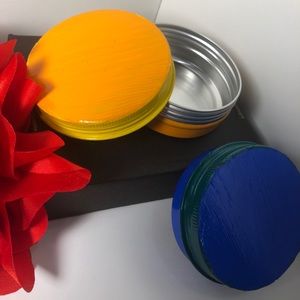 SOLD OUT  2 Individually Hand Painted 2oz  Tin